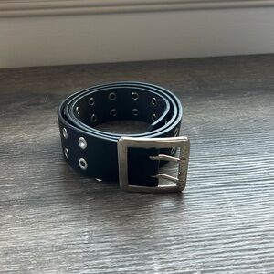 Black Studded Belt